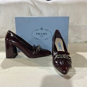 Prada Mid Heel Loafer